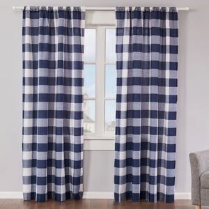 Levtex Home Camden Grey Drape Panel Set In Navy 55x84